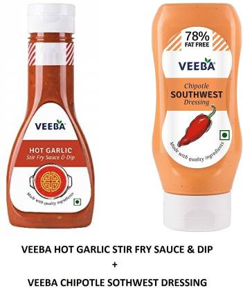 VEEBA HOT GARLIC SAUCE + CHIPOTLE SAUCE Sauce