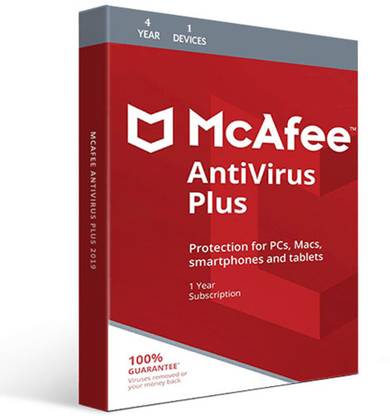 McAfee Anti-virus 1 User 4 Years