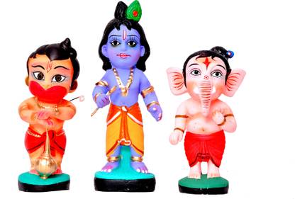 JJ MODERN DESIGNS Balagar God Idols set Decorative Showpiece  -  12 cm