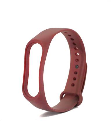 Jape Silion Adjustable Xiaomi Mi 3/ Mi 4 Band Watch Strap Bracelet (Not Compatible with Mi Band 1/2, Maroon) Smart Band Strap