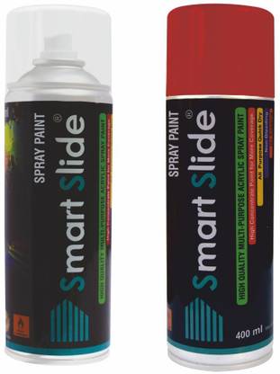 Smart Slide Clear Lacquer Red Multipurpose Color Spray Paint Can For Cars Bikes Furniture Plastic Wood Glass 4g 800 Ml In - Wood Color Spray Paint For Furniture Smart Slide Clear Lacquer Red Multipurpose Color Spray Paint Can For Cars Bikes Furniture Plastic Wood Glass 4g 800 Ml In - Wood Color Spray Paint For Furniture