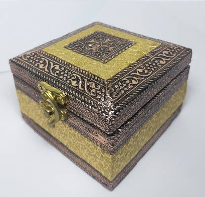 KRISHNA POOJA PETI COPPER Storage Box