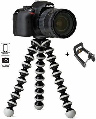 blue seed BBD Gorilla Tripod (10 Inch Height) Fully Flexible Foldable Octopus Stand for All Smartphone & DSLR Camera's Tripod