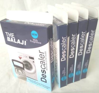 THE BALAJI WASHING MACHINE TUBE CLEANER POWDER (SCALEGON) (500GM) 5 PACKET Detergent Powder
