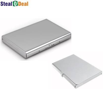 StealODeal Waterproof Business ID Atm Case With Steel 6 Card Holder