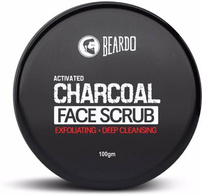 BEARDO Activated Charcoal Deep Cleansing Face Scrub