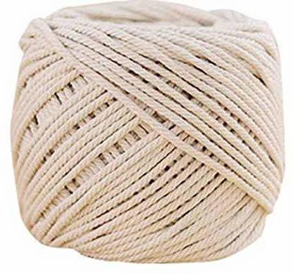 vmps 150 Meter 3mm Macrame Cotton Cord/Dori Thread for Macrame DiY and Other Projects (Off-White)