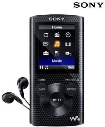 SONY NWZ-E373 4 GB MP4 Player (Black, 2 Display) 4 GB MP3 Player