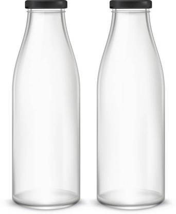 AFAST Water/ Milk Bottle With Lid, Set Of 2, 1000 ml -RT112 1000 ml Bottle