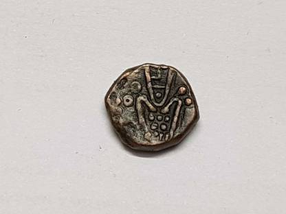F4S DUTCH INDIA 1 DUIT NAGAPATTINAM COPPER COIN (TAMIL SCRIPT) IN EXCELLENT CONDITION Medieval Coin Collection