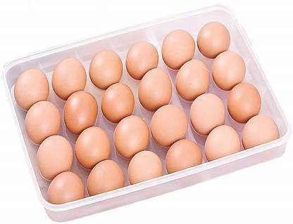 SNEH CREATION Plastic Egg Container  - 24 ml