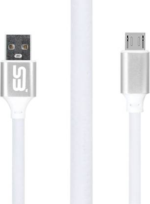 SB Micro USB Cable 1.2 m Fast Charging & Data Sync 1.2 m Micro Usb Data Cable (Android) (Compatible with Realme C11, Realme 5i, Realme Narzo 10A, Realme C2, Realme C3, Silver, One Cable)