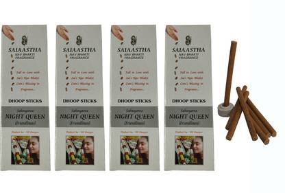 Stylewell (Pck Of 4) Ssth Nv Bhkt Frgrnc Scntd Incns Nght Qn Dry Dhp Stcks Dhpbtt (12 Stcks Bx) fr Wrshp Pj Mdttnl Sprtlty Rlgs Prpss Woody Dhoop