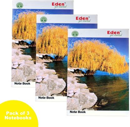 Eden 344 Regular Note Book Rule 344 Pages