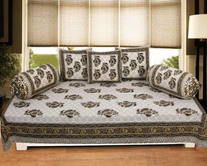 Texstylers Cotton Abstract Diwan Set