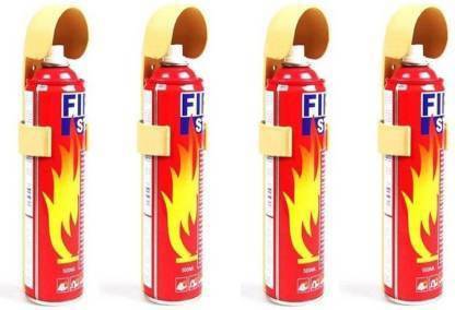 vyas Fire Spray Safety for Car, Home, Kitchen, Resturent, Store Room, Office, Club House, Taxi, Auto, Shop, Etc, 2000ml Fire Extinguisher Mount (2 kg) Fire Extinguisher Mount
