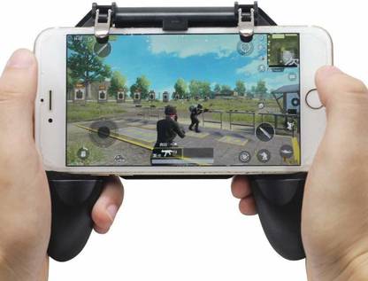 Wifton IXX -18GT-Pubg Free Fire Cod Mobile Remote Controller W-11+ Gamepad Trigger 4 Finger Holder Handle Joystick Trigger  Gaming Accessory Kit