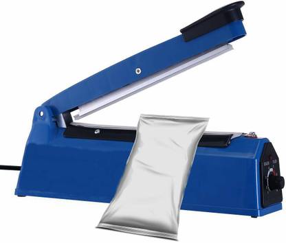 NIVAYO Heat Sealer 8" Inch Plastic Bag Sealer For Food Sealer Bag Packing Machine for PP and PE Plastic Bag Sealer, Sealer, Heat Sealer, Heat Sealing Machine, Heat Sealer Machine, Impulse Sealer, Sealer Machine, Sealing Machine With 2 Extra heating Element Table Top Heat Sealer Hand Held Heat Sealer (200 mm) Table Top Heat Sealer