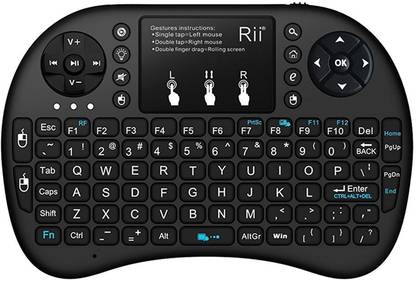 ANAND INDIA Mini Keyboard with Trackpad Wired USB Handheld Tablet Keyboard Compatible with Desktop, Laptop, Mac
