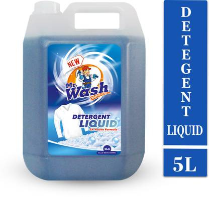 MR WASH Liquid Detergent Laundry Front Load/Top Load/Bucket Wash - 5L Liquid Detergent Fresh Liquid Detergent