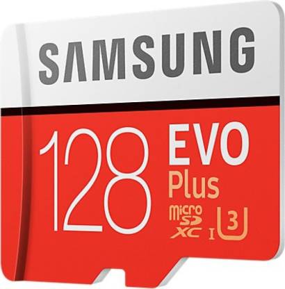 SAMSUNG EVO Plus 128 GB Ultra SDHC Class 10 100 MB/s  Memory Card