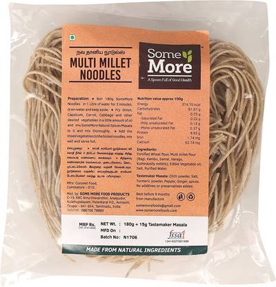 somemore Multi Millet Instant Noodles Vegetarian