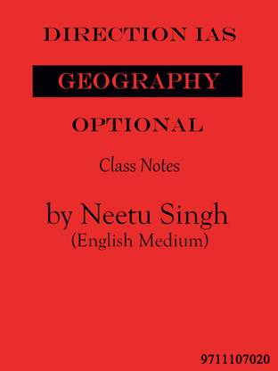 Direction IAS Geography Optional Class Notes By