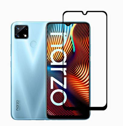 NKCASE Edge To Edge Tempered Glass for Realme Narzo 20