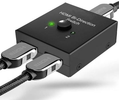 VIBOTON 2-Port HDMI 2.0 Switch 4K 60Hz, 2x1 / 1x2 Bi-Directional HDMI Switcher UHD 4Kx2K 3D HD 1080p HDCP, 2 Input 1 Output Splitter Hub Compatible with HDTV, PS4, Xbox One, Apple TV, Roku, Fire Stick (NOTE:- HDMI Cable Not Included) Media Streaming Device