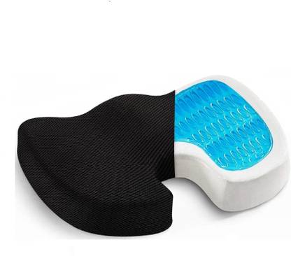 OBLIQ Coccyx Cushion Tailbone Seat pillow with Cooling Gel Memory Foam for Back Pain Back / Lumbar Support