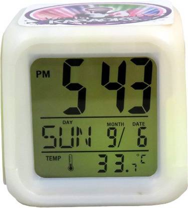 IMPRESSION WHOLESALE Digital White Clock