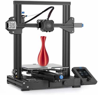 Anet Creality Ender 3 V2 with Silent Motherboard, Resume printing with Glass bed, size 220 * 220 * 250 mm 3D Printer