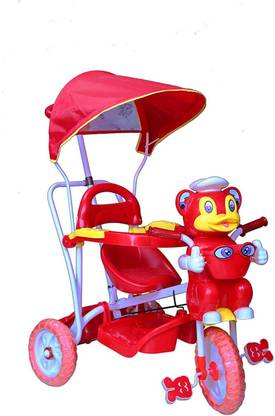 baby tone Kids red Colour with Music or Front Back Basket Baby Tricycle for Baby boy or Baby Girl Kids trikes or Toddler Tricycle for 1,2,3,4 Years Kids Kids red Colour with Music or Front Back Basket Baby Tricycle for Baby boy or Baby Girl Kids trikes or Toddler Tricycle Tricycle