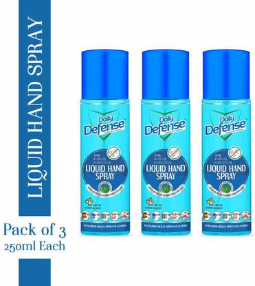 Nimson Daily Defense Hand Spray | 80% Alcohol Based 250 ml Per Bottle
