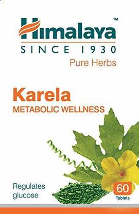 HIMALAYA Karela Metabolic Wellness with regulates glucose (60 Tablets)