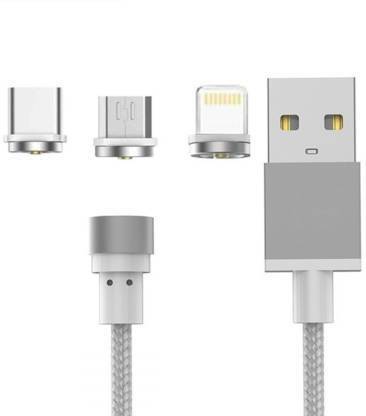 RAW RUNNER Magnetic Charging Cable 1 m Magnetic Cable 3 NI1 Compatible with Mobile
