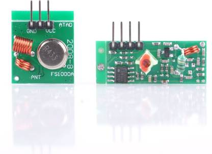 Robotronics 433Mhz Rf Transmitter and Receiver Module Link Kit for Arduino/Arm/McU/Raspberry pi/Wireless DIY FM Transmitter Electronic Hobby Kit