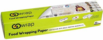 OneStep Food Wrapping Parchment Paper Crafted for- Roti, Rolls, Paratha, Burgers etc (20 Mtrs.) 1pcs Parchment Paper