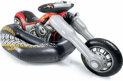 INTEX Inflatable Cruiser Motorbike Ride-ON Swimming Float for Kids & Adults Inflatable Pool Accessory