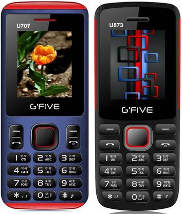 GFive U707 & U873 Combo of Two mobiles