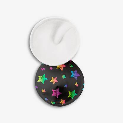 Superbottoms Washable Maternity Nursing Pads - Rainbow Twinkles Nursing Breast Pad