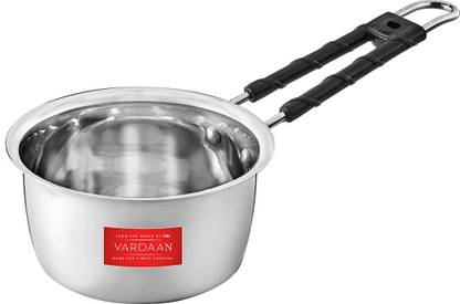 VMI-VARDAAN Stainless Steel Heavy Bottom Saucepan (13.8cm, 1.07L) Coffee Pan 13.8 cm diameter 1.07 L capacity