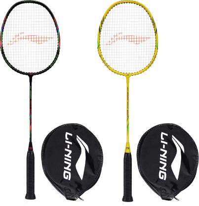 LI-NING XP 2020 Black, Yellow Strung Badminton Racquet