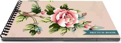VenTechno Designer Sketch Book Wiro Bound 9 x 12 inches 100 Pages (50 Sheet) - b020 Sketch Pad