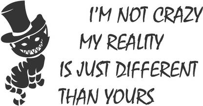 Littlebuds 80 cm Attitude quotes Removable Sticker