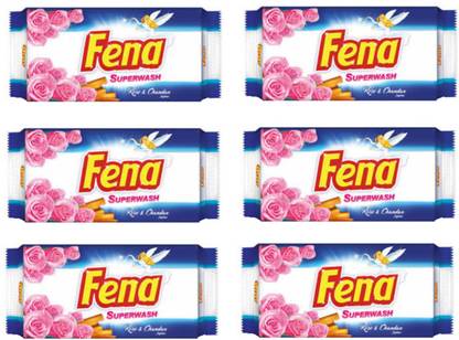 Fena Superwash Washing Bar - 190 Gram, Pack Of 6 Detergent Bar