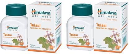 HIMALAYA Tulasi Respiratory Wellness Holy Basil (120 Tablets)