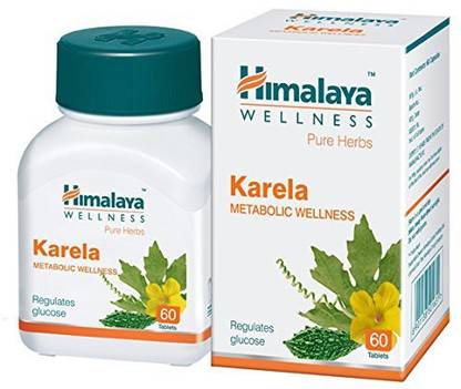 HIMALAYA Karela Metabolic Wellness (Better Gourd) 60 Tablets (60 Tablets) (Pack Of 4)