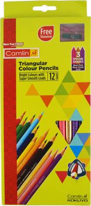 Camlin Triangular Triangular Shaped Color Pencils