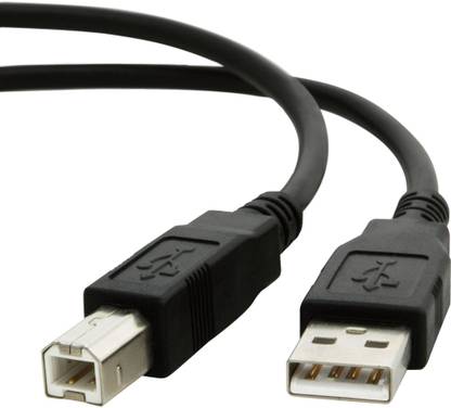 D.V TECH Micro USB Cable 2 A 2 m PRINTER CABLE 2M 2.O Hi-speed PRINTER TO COMPUTER, LAPTOP COMPATIBLE WITH ALL PRINTER AND LAPTOP